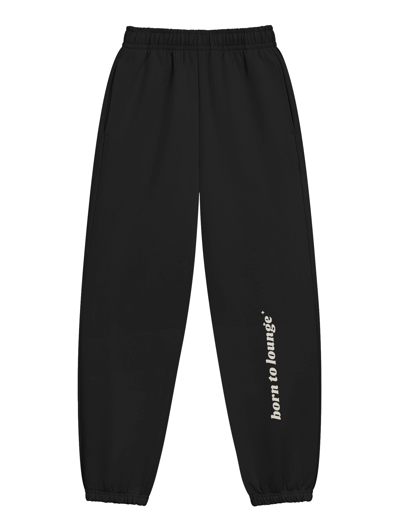 Born to Lounge Sweatpants — Black