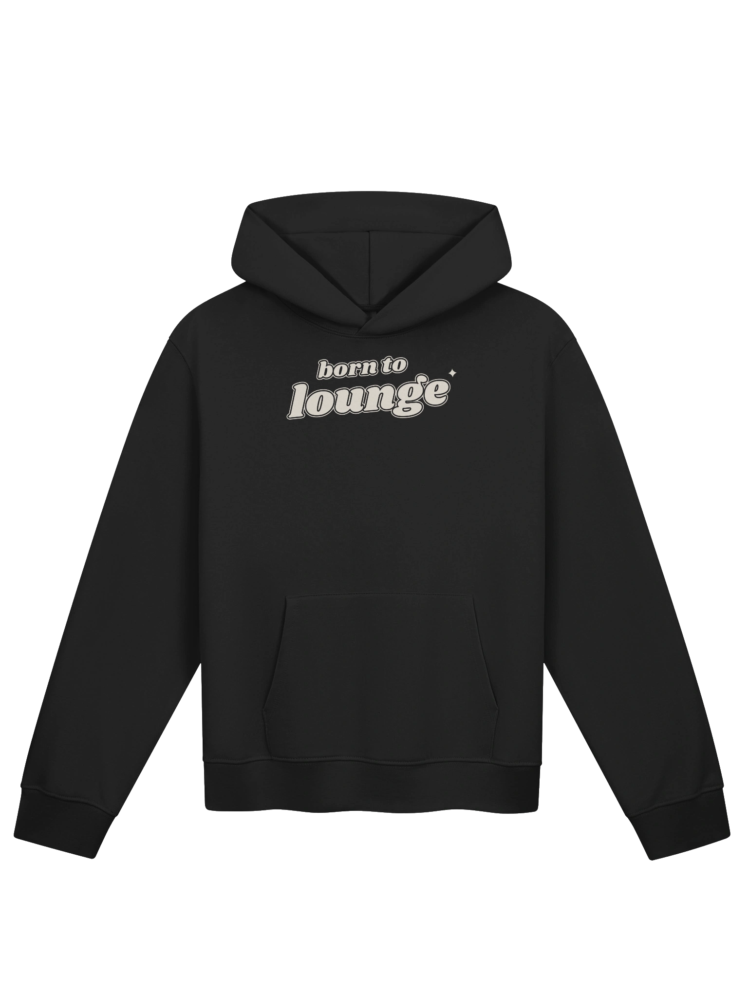 Matching black hoodie