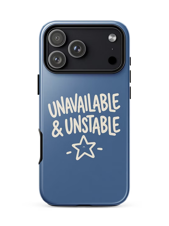 Unavailable & Unstable iPhone Case - Slate